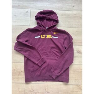 Nike University of Minnesota Golden Gophers Hoodie Maroon size medium
